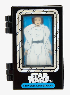 Loungefly Star Wars Princess Leia Action Figure Hinged Enamel Pin - BoxLunch Exclusive