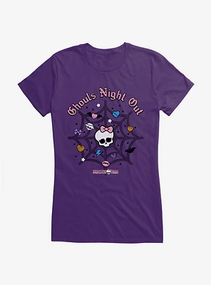 Monster High Color Ghouls Night Out Spiderweb Girls T-Shirt