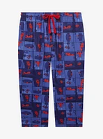 Marvel Spider-Man Hiding Panels Allover Print Women's Plus Sleep Pants - BoxLunch Exclusive