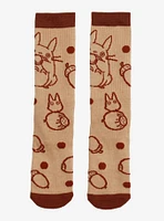 Studio Ghibli® My Neighbor Totoro Acorns Allover Print Crew Socks - BoxLunch Exclusive