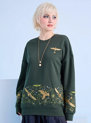 DreamWorks How To Train Your Dragon Toothless Floral Embroidered Crewneck - BoxLunch Exclusive