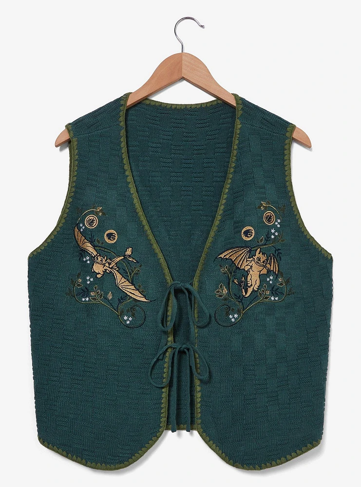 DreamWorks How to Train Your Dragon Toothless Women's Plus Tie Vest