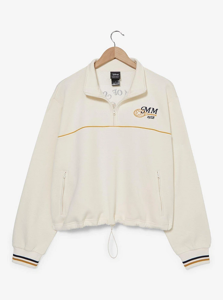 Disney Minnie Mouse Tennis Quarter Zip Women's Plus Crewneck — BoxLunch Exclusive