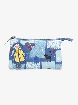Coraline Doll Patchwork Cosmetic Bag - BoxLunch Exclusive