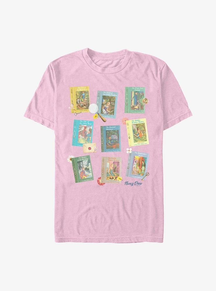 Nancy Drew Mystery Books Garment Dye T-Shirt