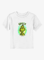 Dr Seuss Brushy Grinch Front Toddler T-Shirt