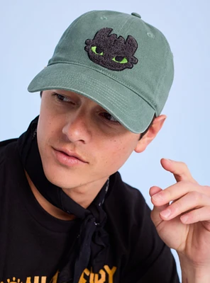 DreamWorks How to Train Your Dragon Toothless Chenille Patch Ball Cap - BoxLunch Exclusive