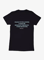 Suits Breakfast Tomorrow Womens T-Shirt