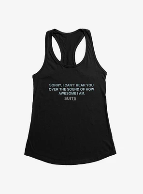 Suits Sorry Can't Hear You Womens Tank