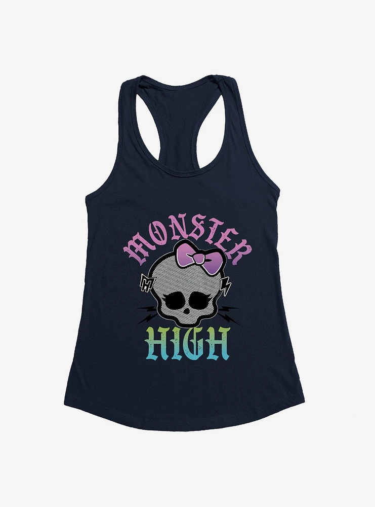 Monster High Color Skull Logo Girls Tank