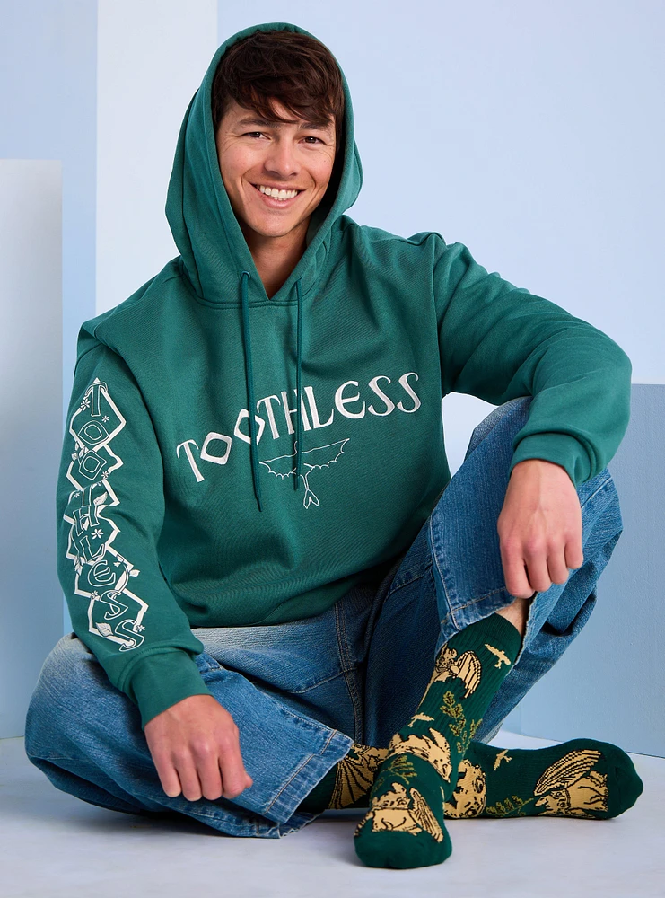 DreamWorks How to Train Your Dragon Toothless Tonal Portrait Hoodie - BoxLunch Exclusive