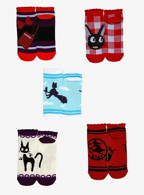 Studio Ghibli® Kiki's Delivery Service Icons Scalloped Ankle Sock Set - BoxLunch Exclusive