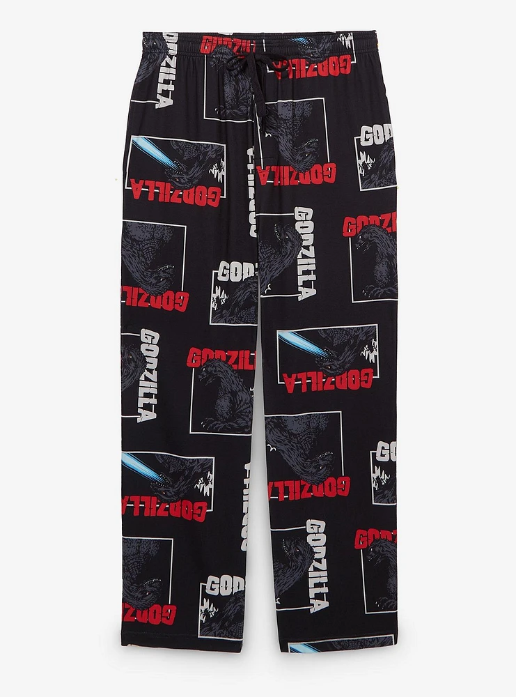 Godzilla Panel Portraits Allover Print Sleep Pants - BoxLunch Exclusive