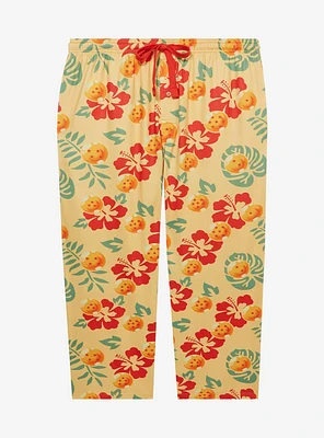 Dragon Ball Z Floral Balls Allover Print Women's Plus Sleep Pants - BoxLunch Exclusive