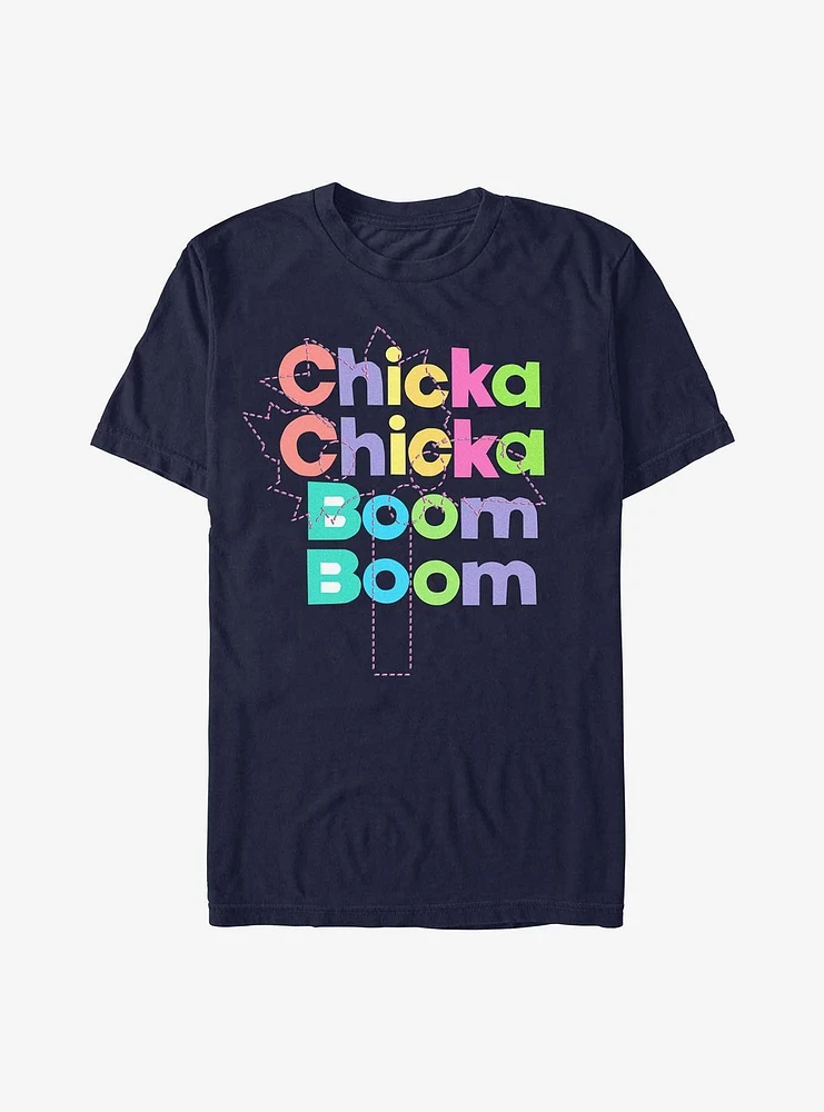 Chicka Boom Coconut Tree Outline T-Shirt