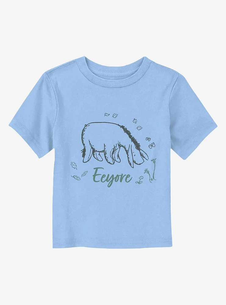 Disney Winnie The Pooh Eeyore With Flowers Toddler T-Shirt