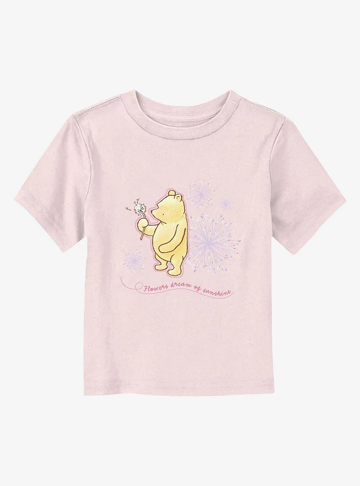 Disney Winnie The Pooh Flowers Dream Of Sunshine Toddler T-Shirt