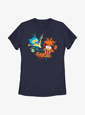 Disney Pixar Inside Out 2 Bursts Of Emotion Womens T-Shirt