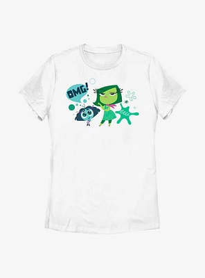 Disney Pixar Inside Out 2 Little Envy And Disgust Womens T-Shirt