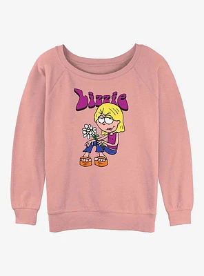 Disney Lizzie McGuire Bouquet Womens Slouchy Sweatshirt