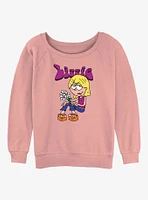 Disney Lizzie McGuire Bouquet Womens Slouchy Sweatshirt