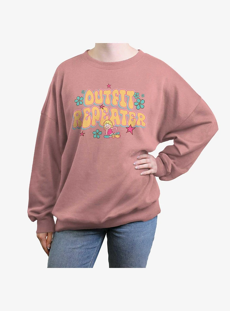 Disney Lizzie McGuire Outfit Repeater Womens Oversized Sweatshirt