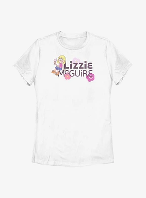 Disney Lizzie McGuire Logo Pop Womens T-Shirt