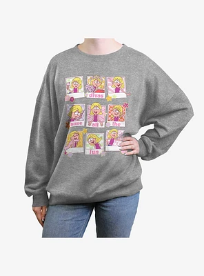 Disney Lizzie McGuire Polaroid Liz Womens Oversized Sweatshirt