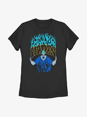 Disney Villains Angry Hades Womens T-Shirt