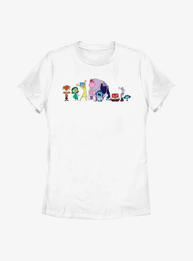 Disney Pixar Inside Out 2 All Emotions Womens T-Shirt