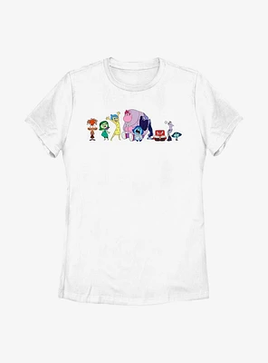 Disney Pixar Inside Out 2 All Emotions Womens T-Shirt