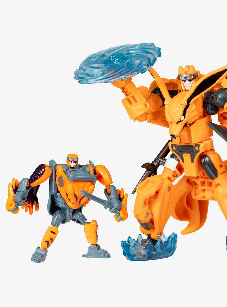 Transformers Collaborative Naruto Shippuden X Transformers Kurama & Gamakichi Figure Set