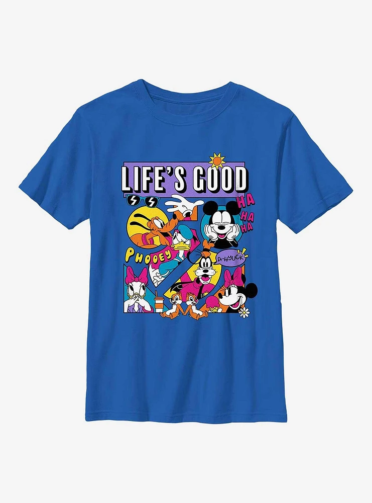 Disney Mickey Mouse Life's Good Youth T-Shirt