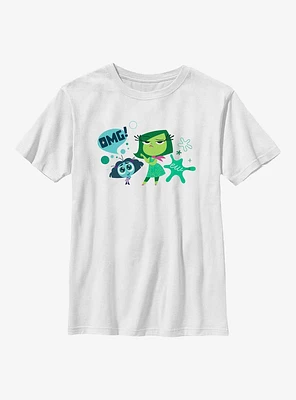 Disney Pixar Inside Out 2 Little Envy And Disgust Youth T-Shirt