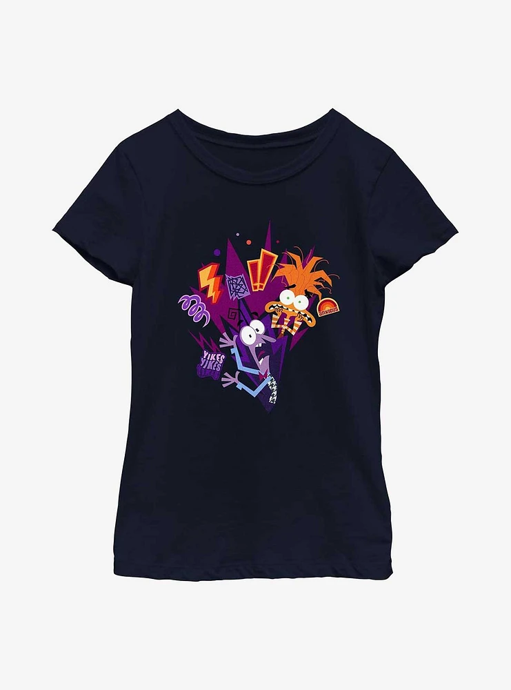 Disney Pixar Inside Out 2 Yikes Youth Girls T-Shirt