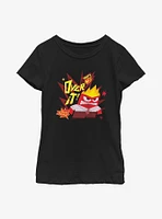 Disney Pixar Inside Out 2 Over It Youth Girls T-Shirt