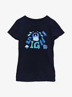 Disney Pixar Inside Out 2 Sadness Sigh Youth Girls T-Shirt