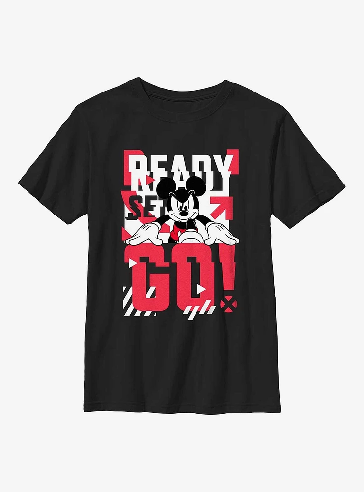 Disney Mickey Mouse Ready Set Go Youth T-Shirt