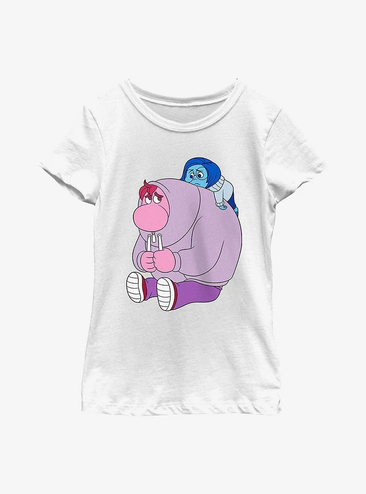 Disney Pixar Inside Out 2 Sadness And Embarrassment Youth Girls T-Shirt