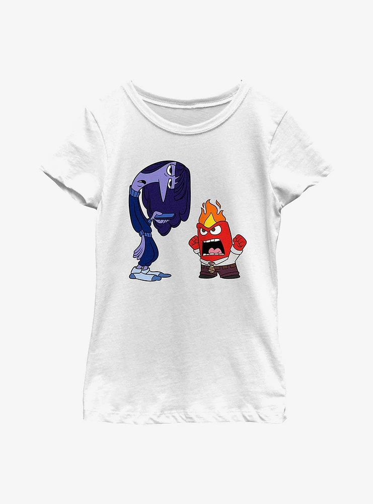 Disney Pixar Inside Out 2 Ennui And Anger Youth Girls T-Shirt