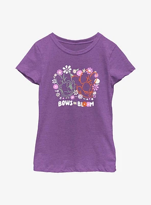 Disney Minnie Mouse & Daisy Duck Bows Bloom Youth Girls T-Shirt