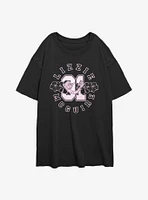 Disney Lizzie McGuire Surfer College Womens Oversized T-Shirt