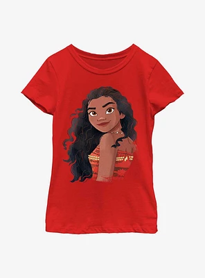 Disney Moana Face Youth Girls T-Shirt