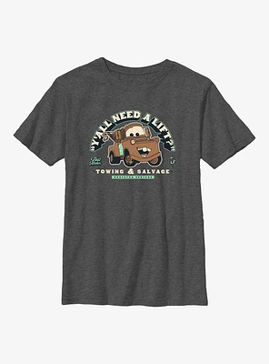 Disney Pixar Cars Towing And Salvage Youth T-Shirt