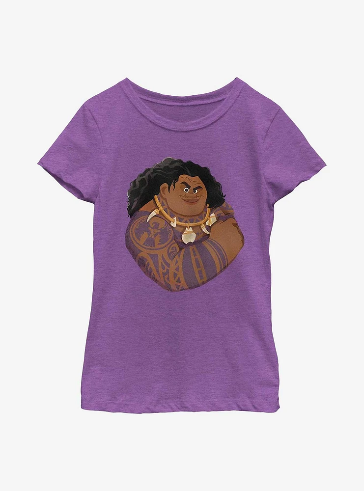 Disney Moana Wowie Maui Youth Girls T-Shirt