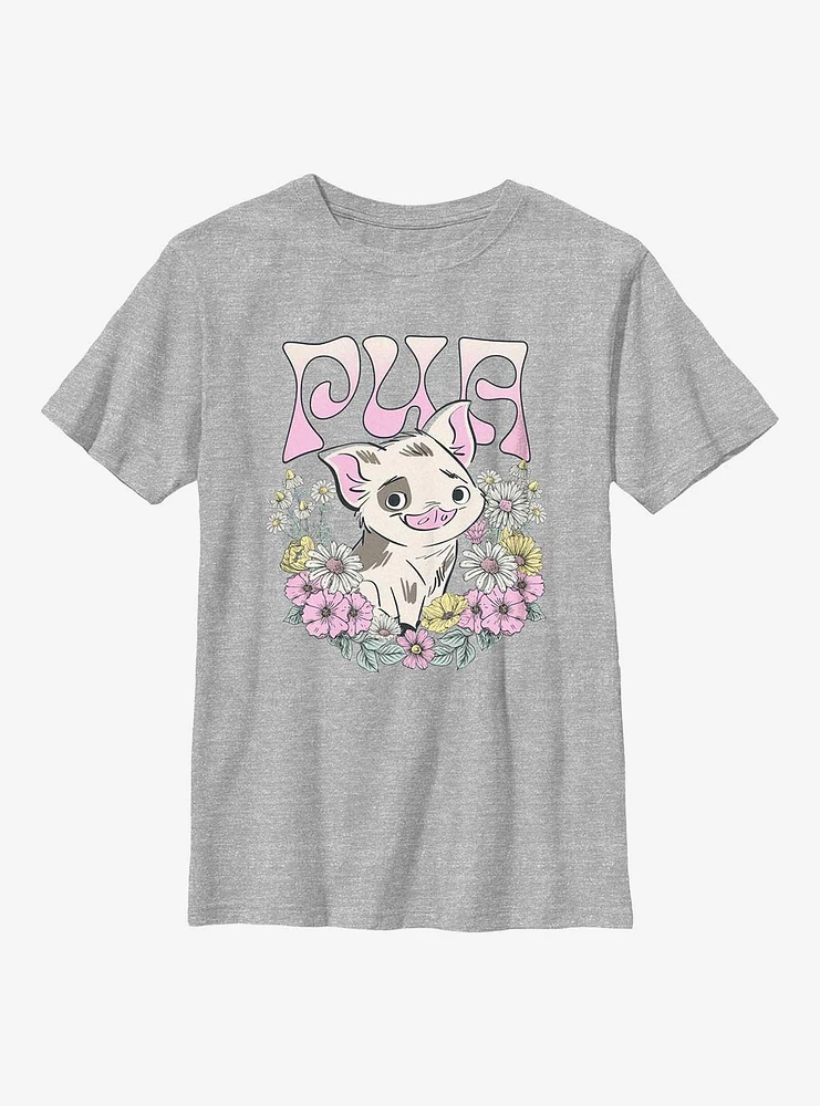 Disney Moana Pua Floral Wreath Youth T-Shirt