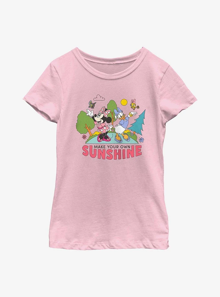 Disney Minnie Mouse & Friends Make Your Own Sunshine Youth Girls T-Shirt