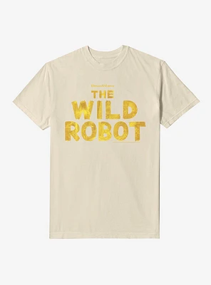 The Wild Robot Title Logo Garment Dye T-Shirt