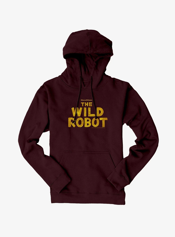 The Wild Robot Title Logo Hoodie