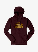 The Wild Robot Title Logo Hoodie